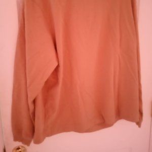 Heavy fabric brownish-yellow long sleeve shirt.